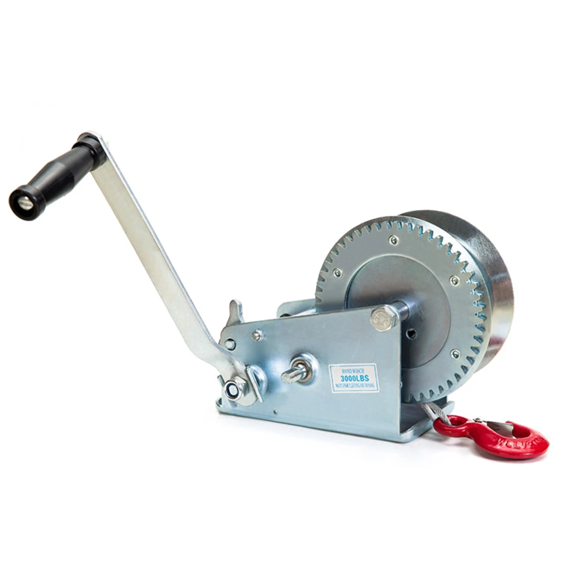 

Hand Winch 600-3000 Pounds Manual Winch Wire Rope Traction Hoisting Winch wheel traction small crane