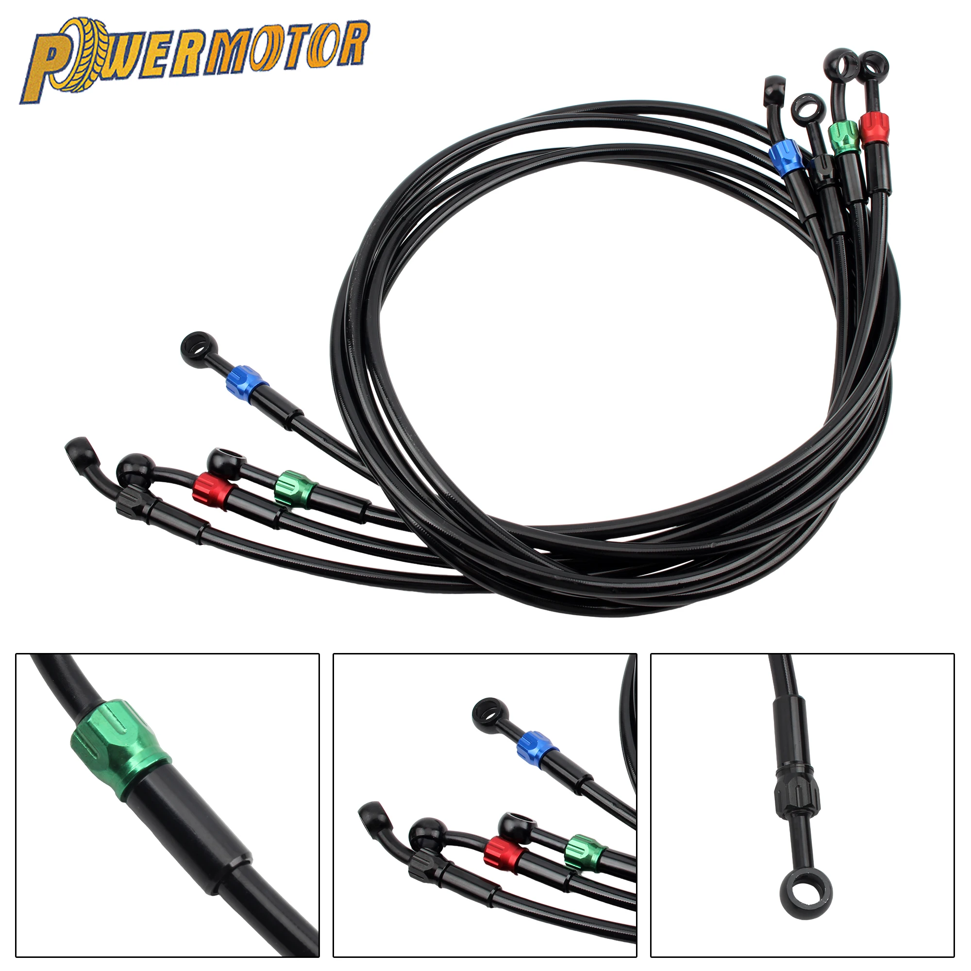 

Universal Motorcycle M10 120cm Brake Hose Oil Tube Hydraulic Brake Hose Cable Clutch Oil Pipe For ATV Dirt Racing Bike Scooters