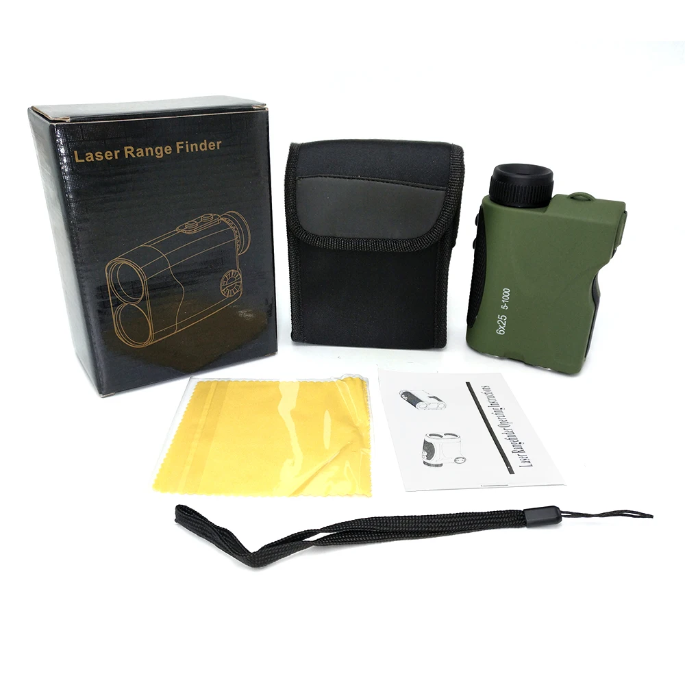 

High-Precision 5-1000m Laser Rangefinder for Golfing with Slope Function