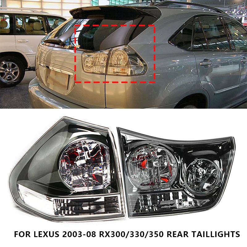 For Lexus RX300 RX350 RX330 2003 2004 -2008 Turn Signal Indicator Brake Stop Lamp Taillight Rear Reverse Brake Lamp Tail Ligh