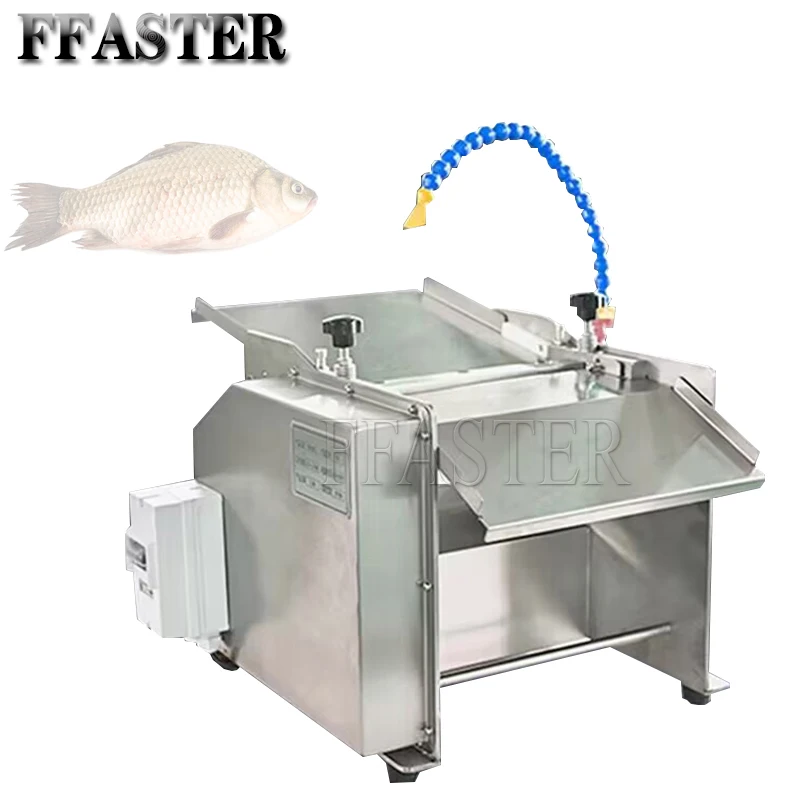 Fish Skin And Fish Meat Separator Desktop Peeling Machine Electric Skin Peeling Machine Fish Processing