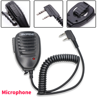 Handheld Speaker Mic Microphone For Baofeng 888S 5R UV82 8D 5RE 5RA Speaker Mic Headset Two Way Radio Walkie Talkie Handheld Mic