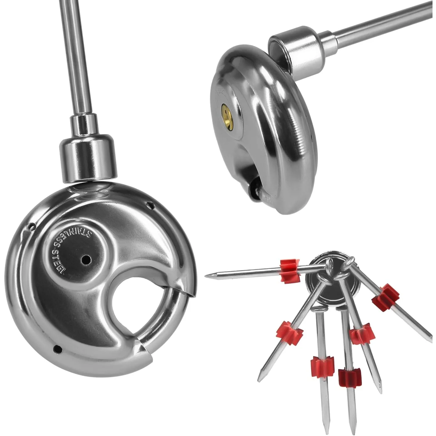 Teleskopisches magnetisches Aufnahmewerkzeug, 20 Pfund, Magnetstab, 30 Zoll, ausziehbarer Magnet mit Taschenclip, nützlich für schwer zugängliches Picking-Werkzeug – Detail 4