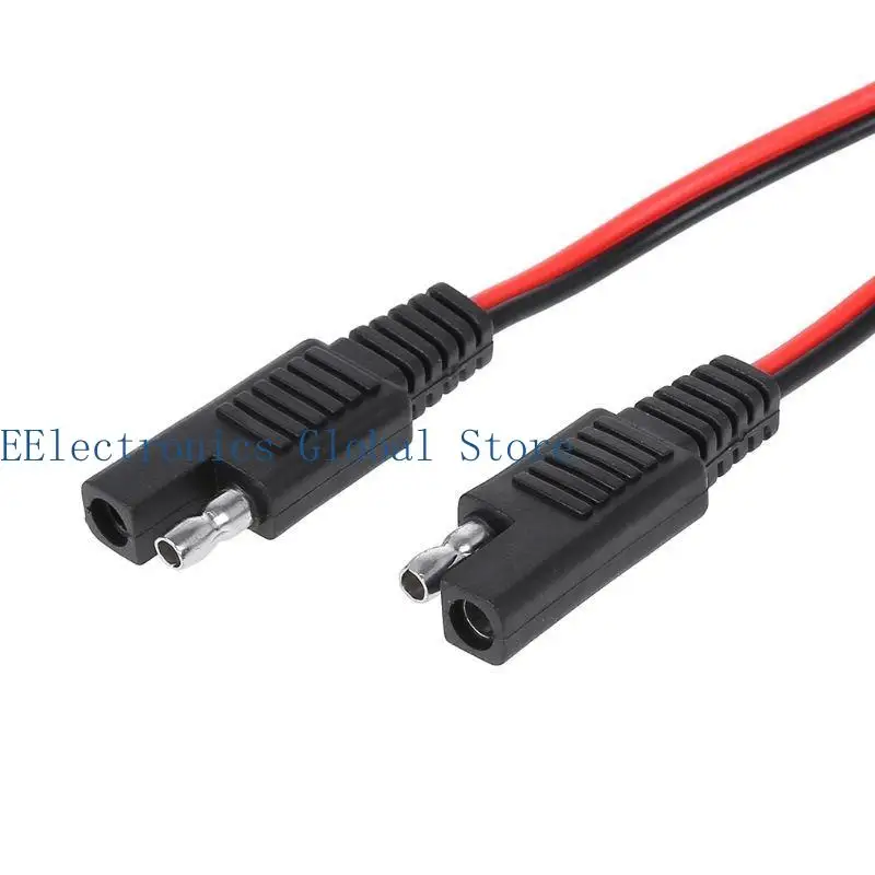 462B SAE Extension Cable SAE to SAE Cable Battery Charger Extension Cord Heavy Duty Quick Disconnect SAE 2Pin Connector Plug