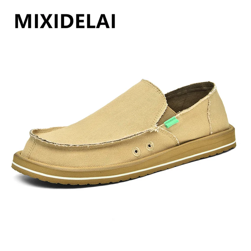 2025 Spring Men's Canvas Loafers Casual Shoes