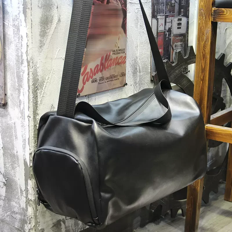 

New Leisure Travel Straddle Bag Dry Wet Separation Fitness Bag Fashion Men's Shoulder Large Capacity Crossbody Bag