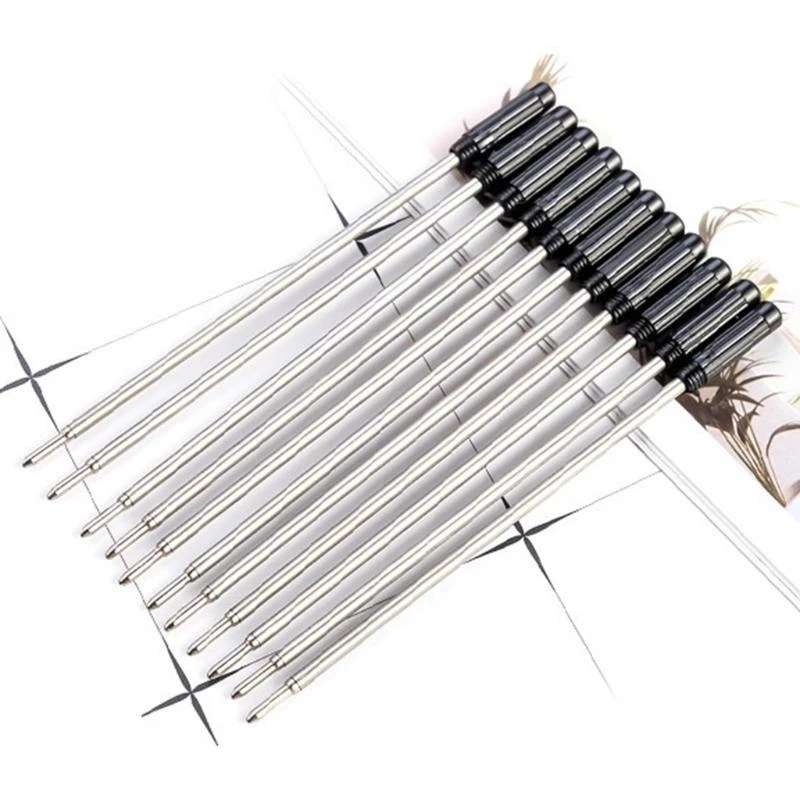 

50 шт., сменный стержень для шариковой ручки, сменный стержень для шариковой ручки поворотного действия