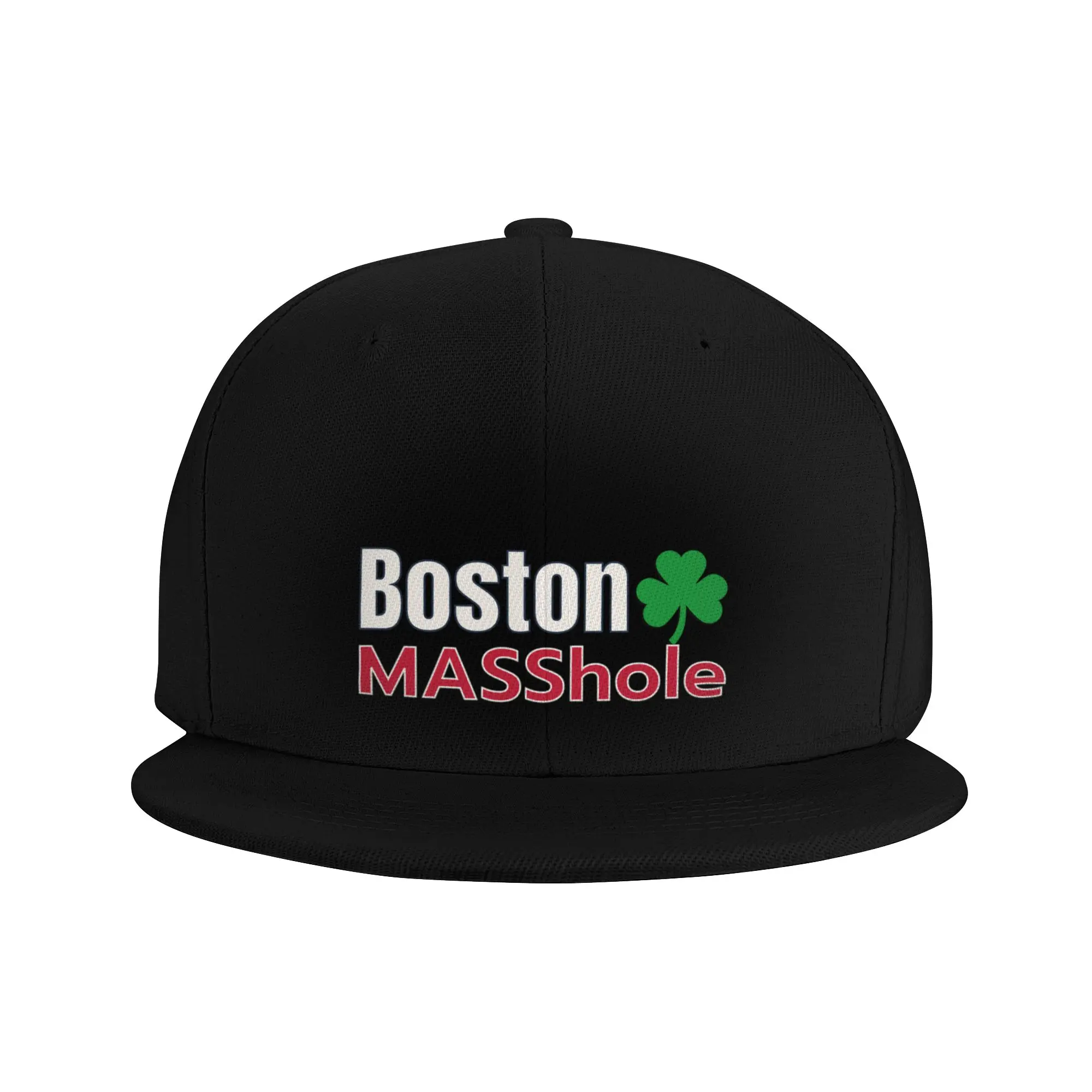 Fashion Boston MassHole Design Flat Brim Sun Hat  Japanese Minimalist Hats For Women