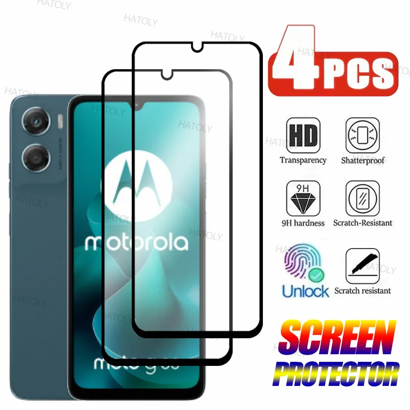

Защитная пленка для экрана Motorola Moto G06, 2/4 шт., закаленное стекло Motorola Moto G06 Moto G06, мощное защитное стекло для телефона с полным клеем и защитой от царапин