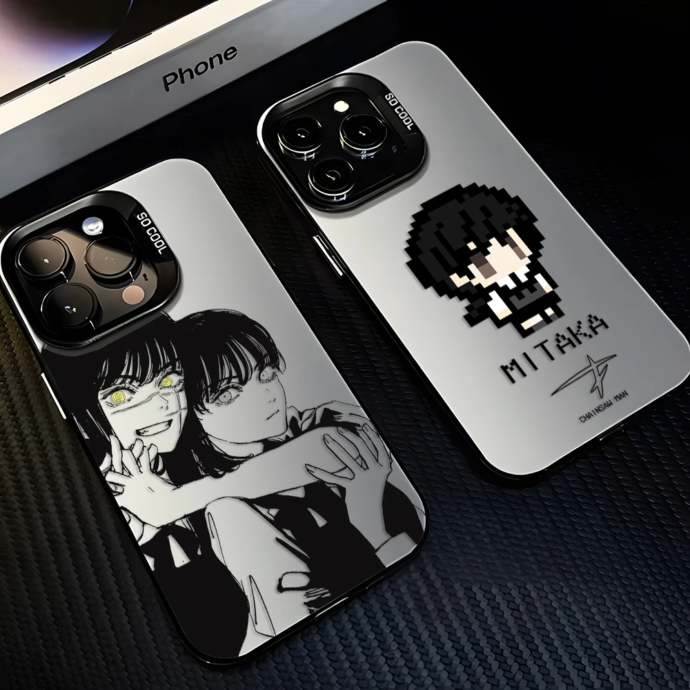 Funda para Teléfono C-Chainsaw M-Man Mitaka A-Asa para Samsung Galaxy S26 S25 S24 S23 S22 S21 S20 Note20 FE Ultra Edge Plus 5G Anti Caídas