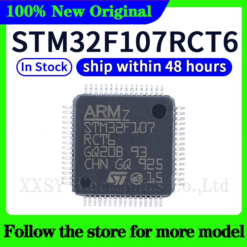 STM32F107VCT6 STM32F107VBT6 STM32F107RCT6 STM32F107RBT6 STM32F107VCH6 Hoge kwaliteit Nieuwe