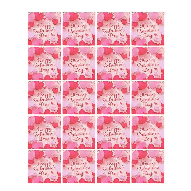 Valentine Guest Napkins Dinner Hand Towels Love Napkins 20-Count Heart Napkins Holiday Napkins Paper Napkins Valentines Day