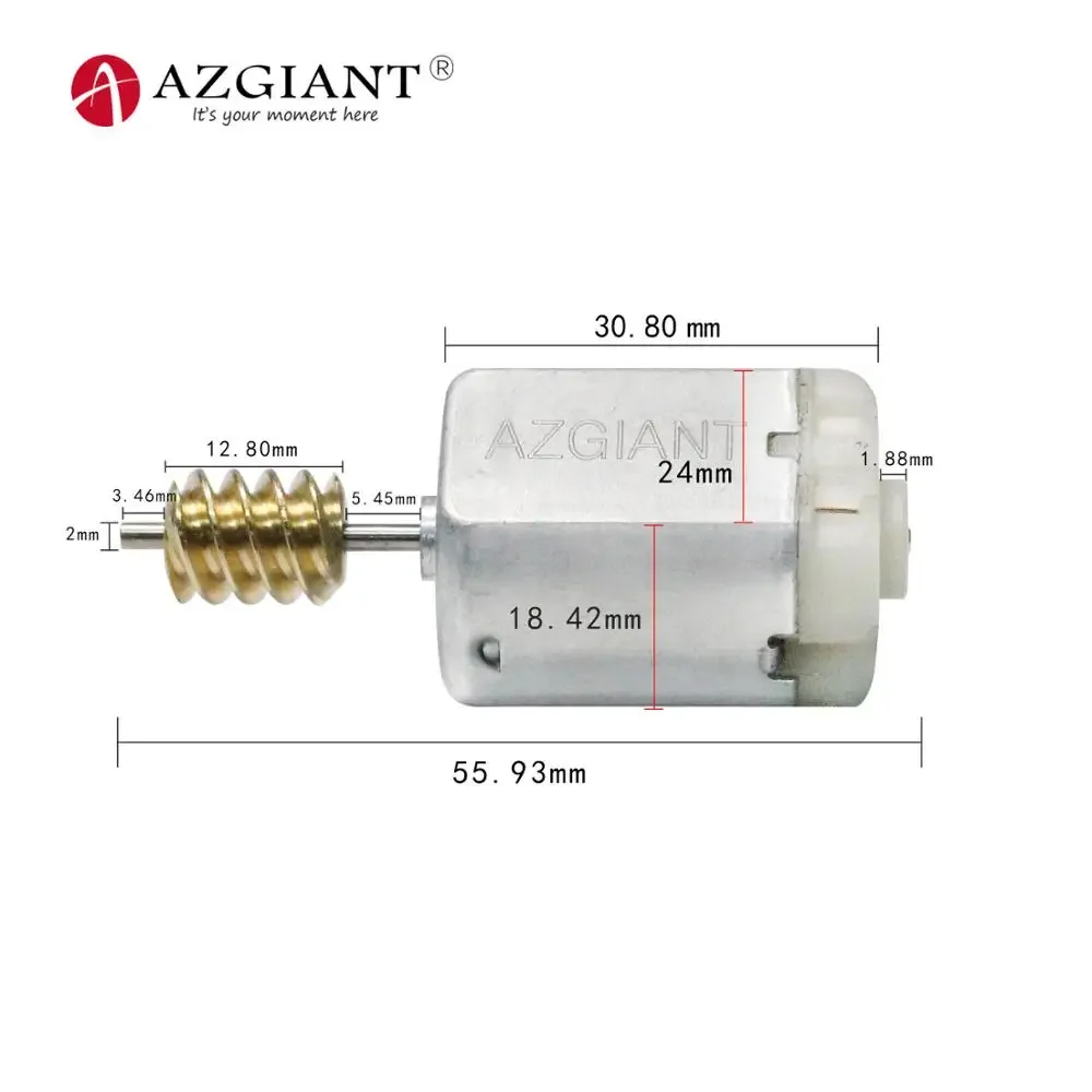 2 unids/lote con lubricar alta calidad FC280 FC130 motor actuador de cerradura de puerta central de coche para Ford Mazda land rover Edge Jaguer