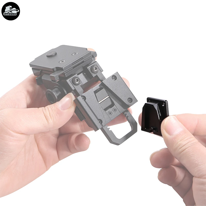 Dovetail Bridge Adapter Bracket Mount Buckle for NVG10 NVG120 Head-worn Night Vision Device Binocular Metal Buckle Accessories