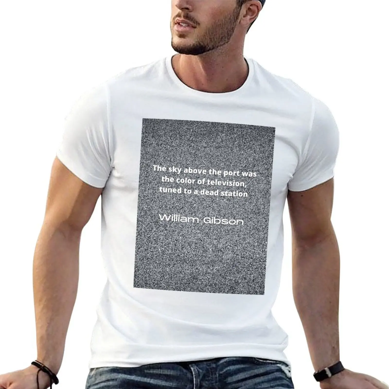 

Neuromancer T-Shirt man t shirts for men casual cotton t shirt pack man t shirts graphic T-shirt