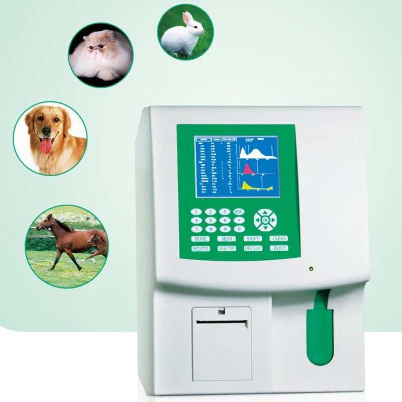 Amain Oem/Odm 3-Deel Veterinaire Automatische Hematologie Klinische Analytische Instrumenten Bloedcellen Voor Hond Kat Konijn Aa