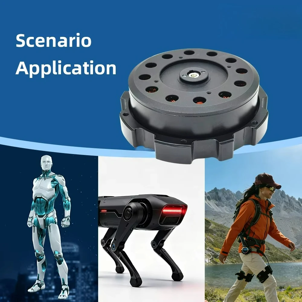 CMP-80-25 80 mm 24-48V 10 Nm 50 Nm Cycloidal Robot Joint Motor Low Backlash Integrated Drive Actuator for Humanoid Exoskeletons