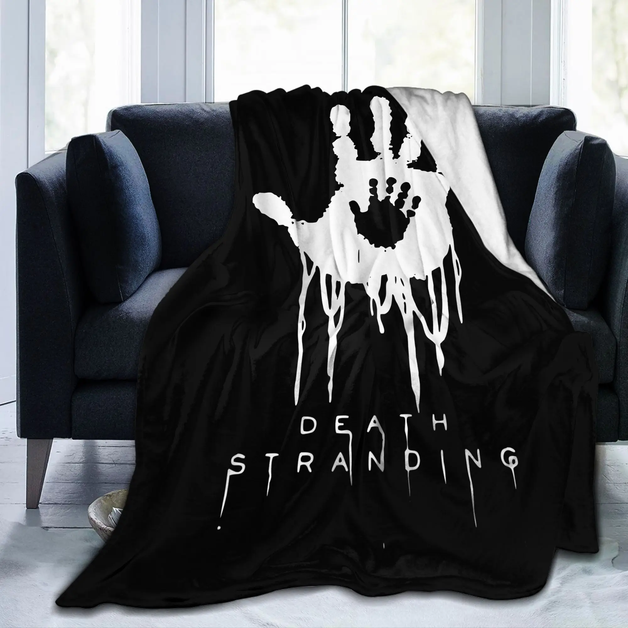 Game Death Stranding Hand Blankets Velvet Spring Autumn PS4 Player Breathable Lightweight Throw Blankets for Home