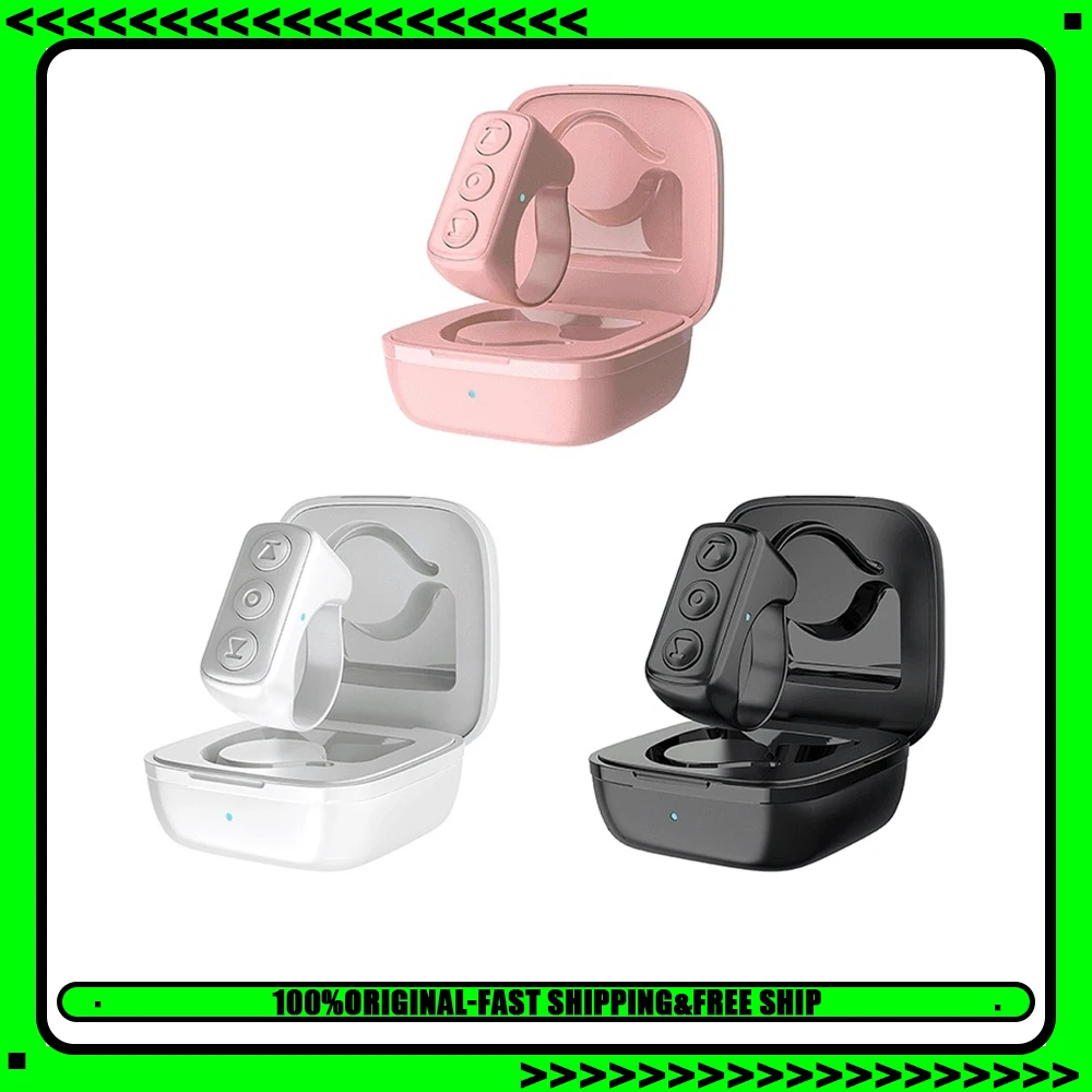 Xring D07 Bluetooth Remote Control Ring Bring Your Own Bracket APP Internal Recording Video Phone Page Turning Ring For Gifts