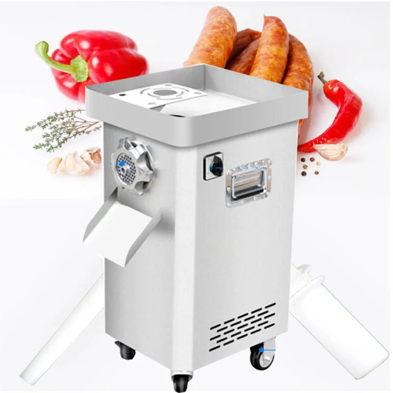 

Stainless Steel Meat Grinder Commercial Electric Meat Filling Stuffing Meat Automatic Household Stainless Steel Sausage Machine