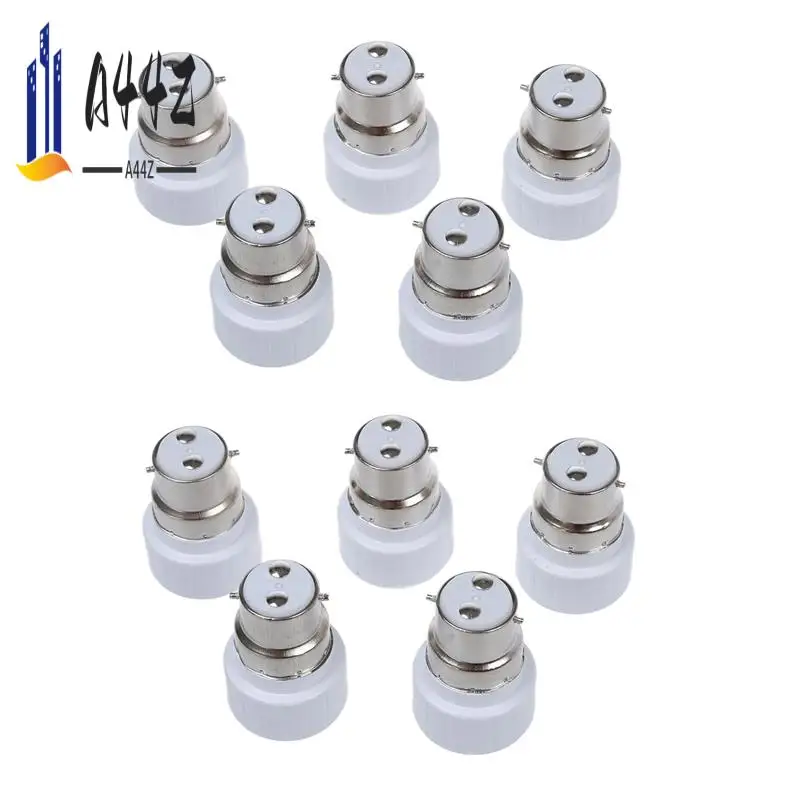 

A44Z-B22 к GU10 Адаптер конвертера цоколя лампы накаливания, 10 шт. в упаковке