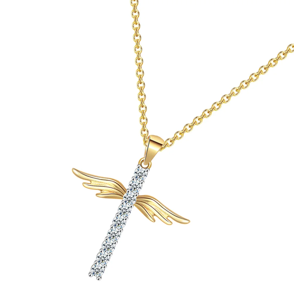 

Elegant Copper Pendant Jewelry Comfortable Durable Simple Design Practical Gift Valentine Golden