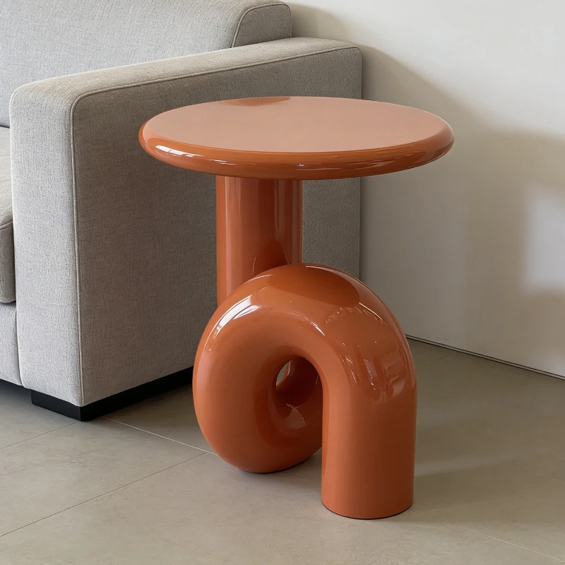 Modern simple bright paint living room household small coffee table