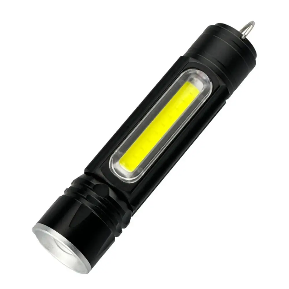 

2 Pcs COB Side Light USB Rechargeable Flashlights Strong Magnet High Power Outdoor Emergency Light Super Bright Zoomable