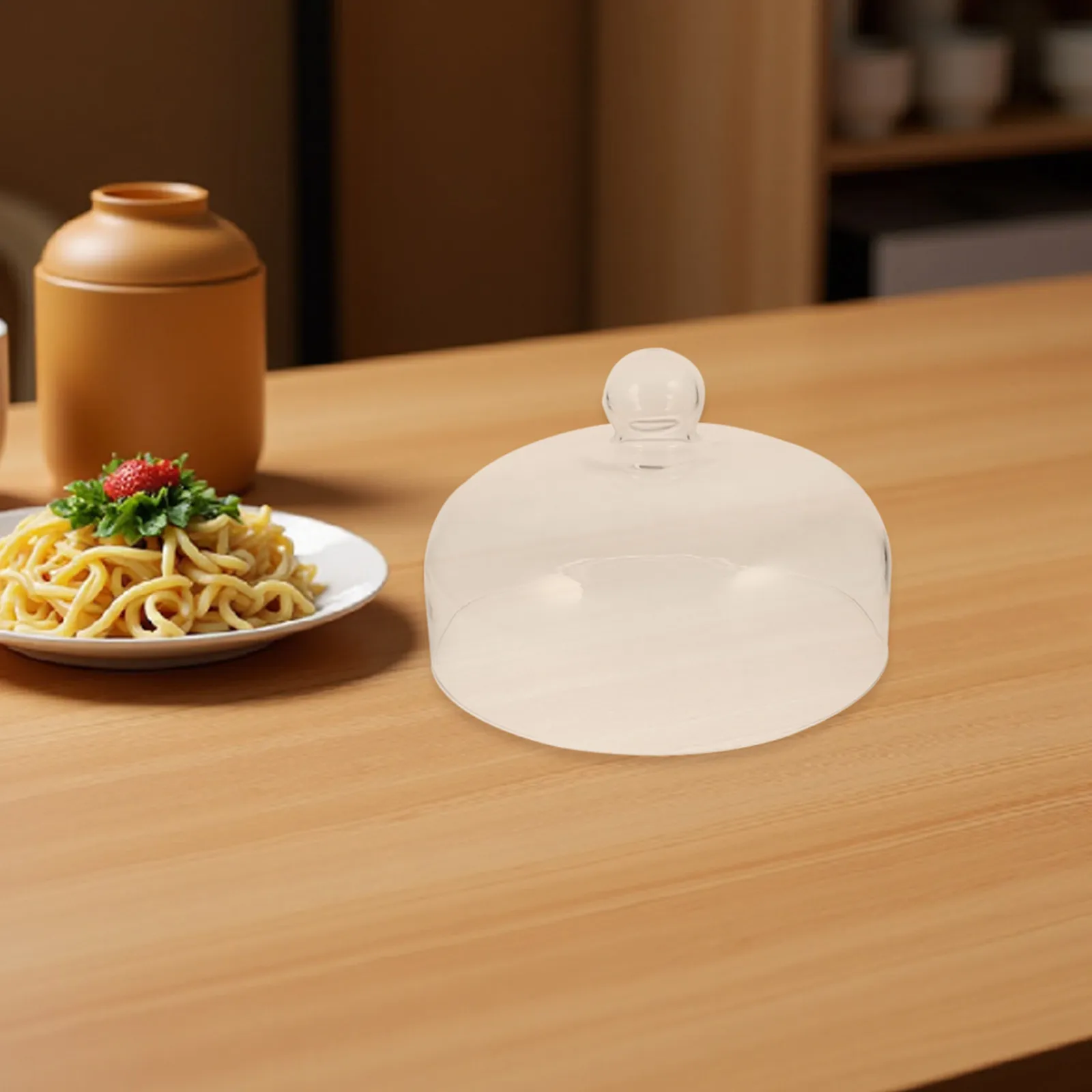 

Transparent Glass Microwave Splash Guard Cover Dome Lid 10Inch 6.9inch Tall Non Plastic Microwave Food Protector Cooking Splash