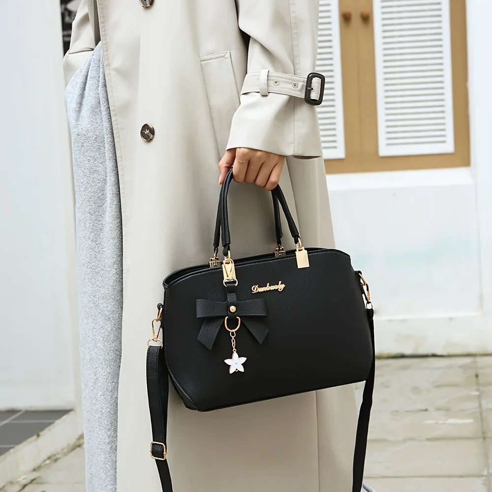 نساء بولي PU حقائب يد جلدية السيدات كبيرة حمل حقيبة أنثى ساحة حقائب كتف Bolsas Femininas كيس موضة جديدة حقائب كروسبودي شيك