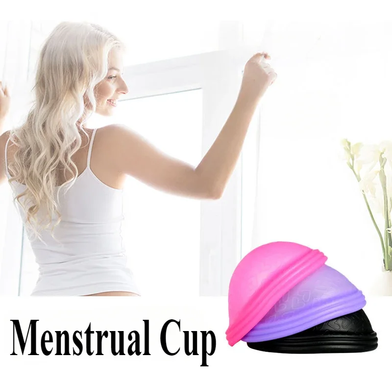 Silicone Menstrual Cup Period Menstrual Collector Extra-Thin Menstrual Disc Flat-fit Design Women Health Care Feminine Hygiene