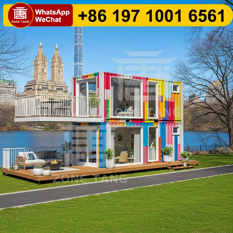 

Manufactured Homes Thermal Insulation Economic Container House Prefab Container Homes For Sale Flat Pack Home Durability Modern