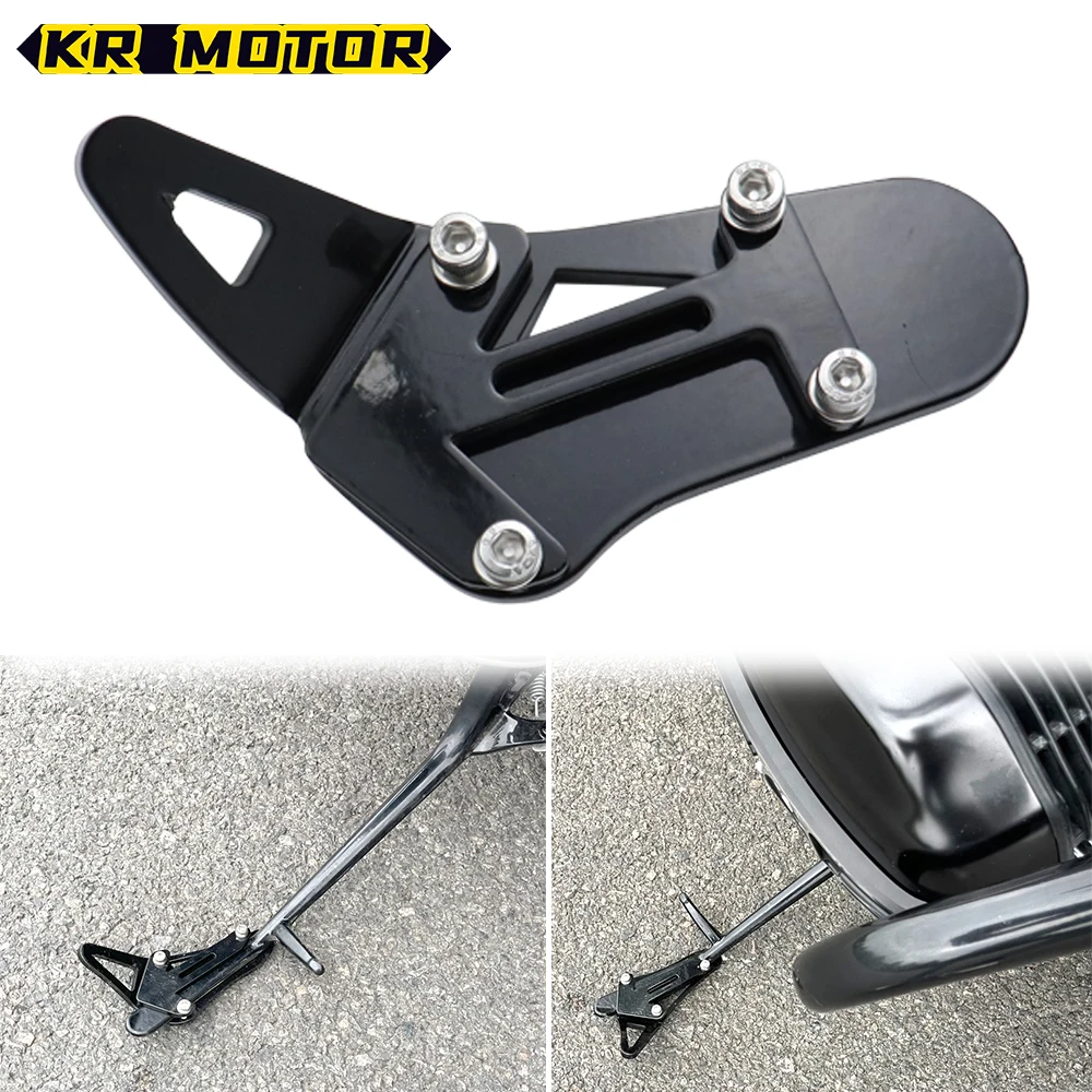 

Fit R 18 Motorcycle Kickstand Foot Side Stand Extension Enlarge Support Pad For BMW R18B Classic Transcontinental 2020-2023