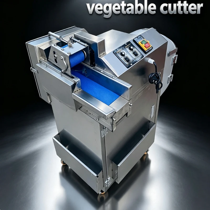 Commercial Multifunctional Vegetable Cutter Automatic Potato Carrot Dicer Machine with Motor for Cabbage Shredding