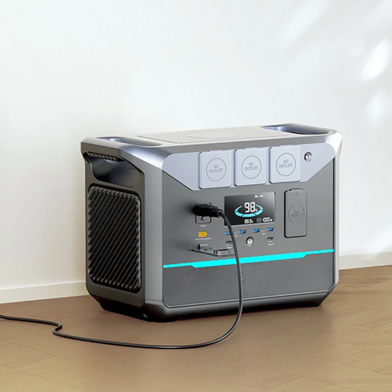 2000W Portable Outdoor Household Emergency Power Supply Large Capacity Multifunctional Energy Storage Unit For Camping Trip