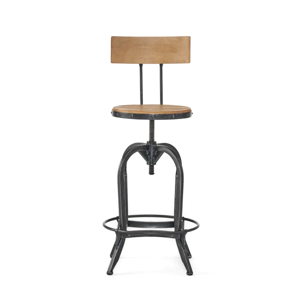 BARSTOOL MIT FÜR HOLZ, Esszimmerstühle, Barhocker
