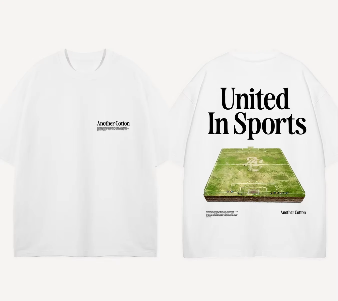 2026 Sommer Gesundheits- und Sportclub Oversized T-Shirt Another Cotton Lab für Männer und Frauen aus schwerer Baumwolle mit kurzen Ärmeln – Detail 6