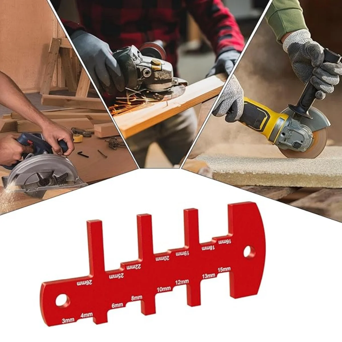 Woodworking Saw Height Gauge | Table Saw Height Depth Precise Gauge,Compact Woodworker Ruler Home Measurement Tool for Projects