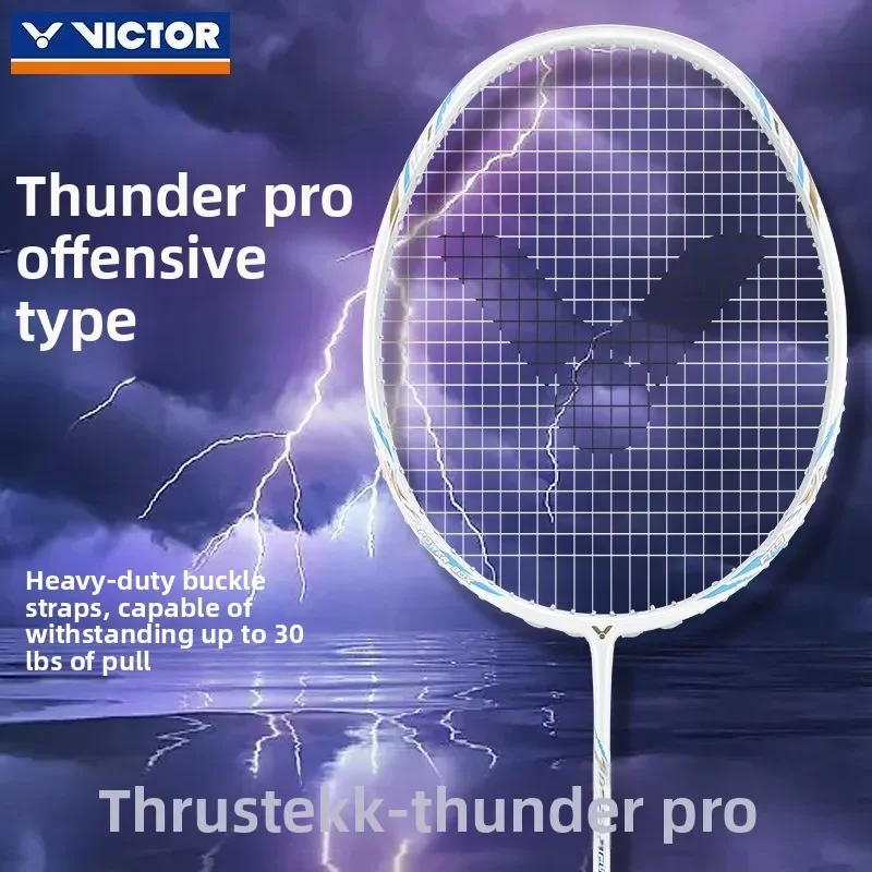 VICTOR TK-RYUGA II PRO Offensive Badminton Racket 32 lbs Graphite Head Heavy
