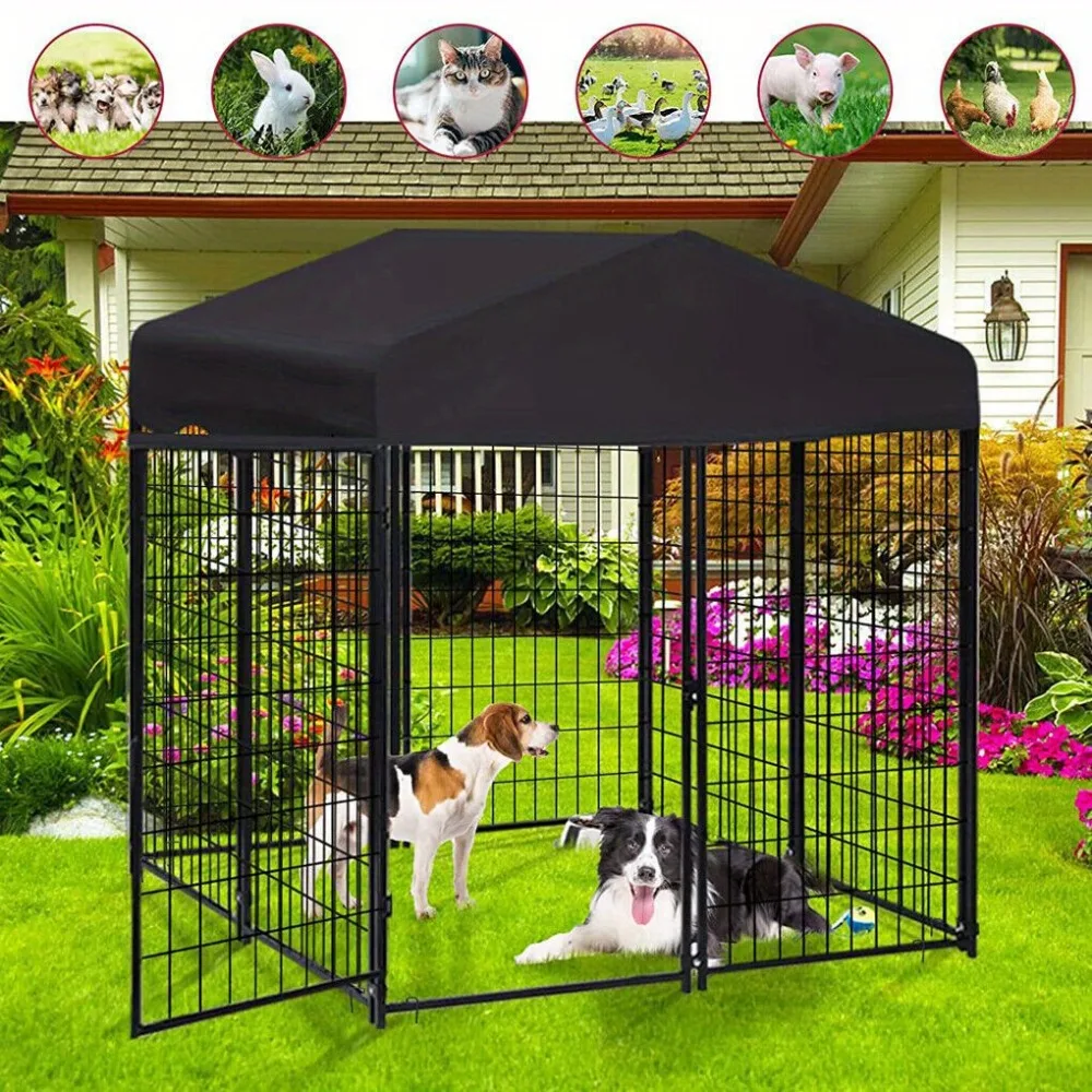 

Heavy-Duty Large Villa Dog Kennel Outdoor Dog Yard Pet Playpen House Waterproof