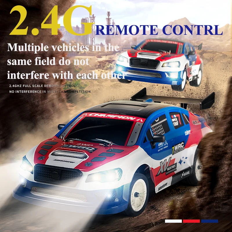 1607/1608 1/16 RC Cars 2.4G Brushless Motor High Speed Racing 4WD Drift Remote Control Outdoors Toys For Adults And Kids Gift