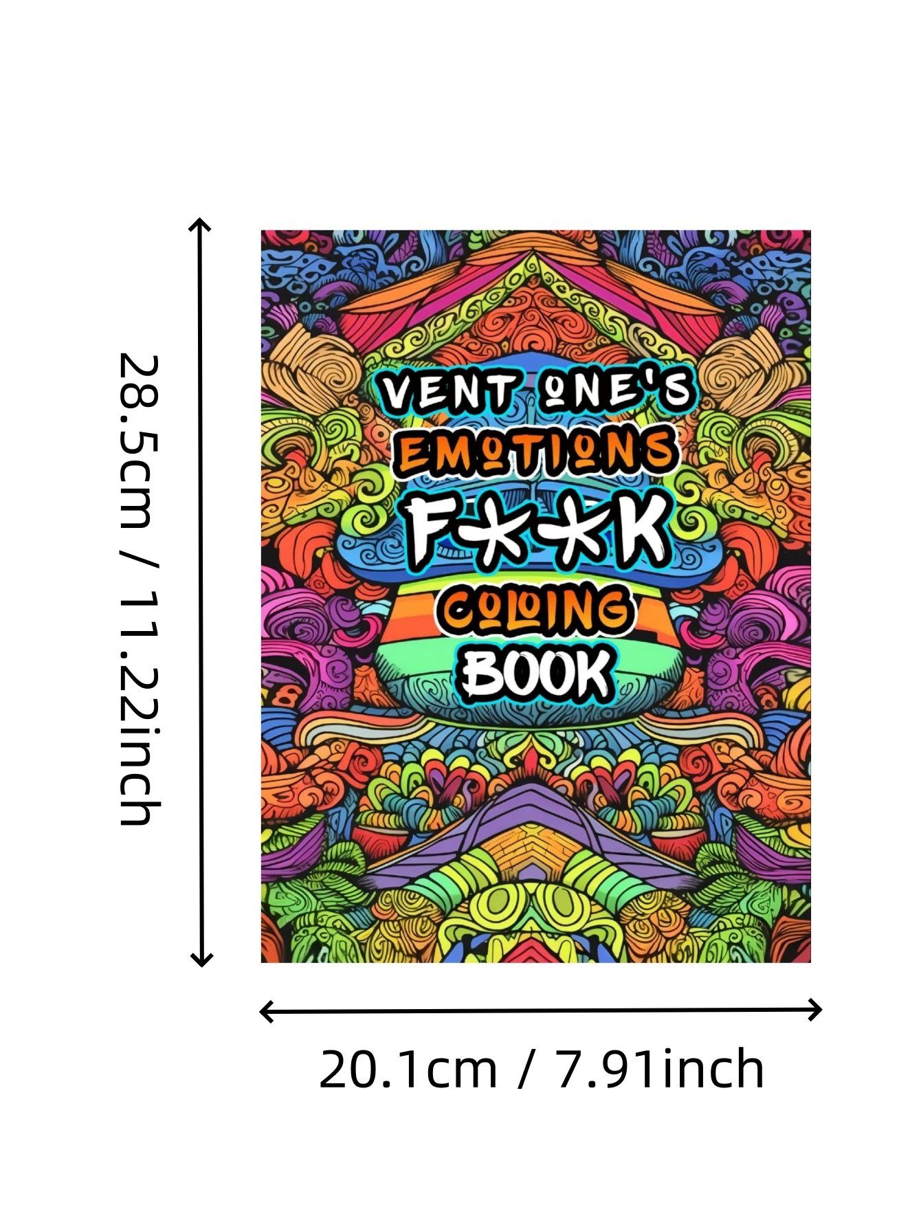 1pc Vent Their Mmotions Art Coloring Book Original Upgraded Paper Thickened 25 Pages Coloring Books Gift For Holiday Birthday