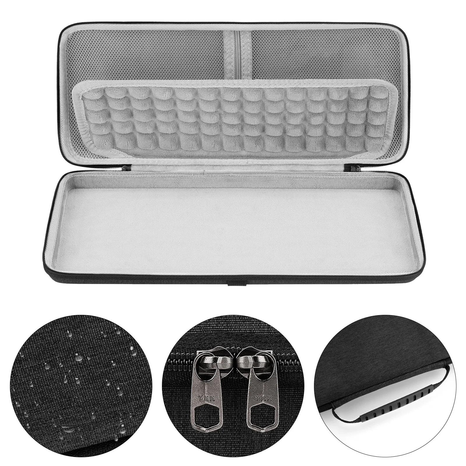 Geekria Hard Shell Travel Carrying Case, EVA Protective Bag Compatible with Blackmagic Design ATEM Mini Pro (Dark Gray)