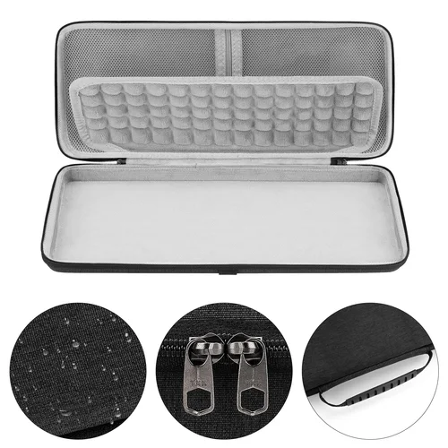 Imagen 2 del producto Geekria Estuche de transporte de viaje de carcasa dura, bolsa protectora de EVA compatible con Blackmagic Design ATEM Mini Pro (gris oscuro)