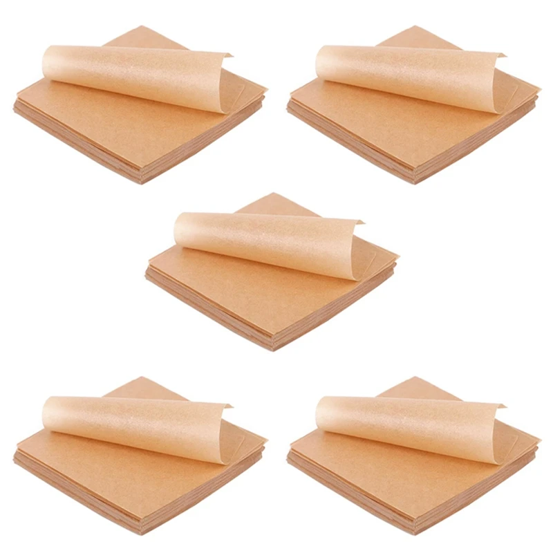 2500 Pcs Unbleached Parchment Paper Baking Sheets, 4X4 Inches Non-Stick Precut Baking Parchment, Perfect For Wrapping