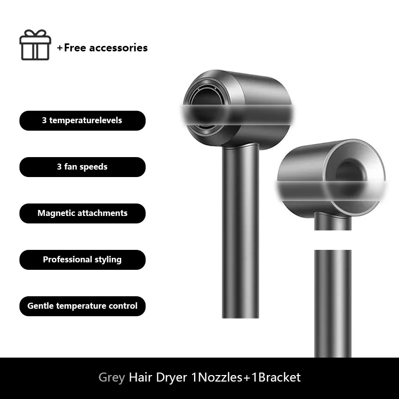 Professioneller Ionen-Haartrockner mit Anion-Technologie, Heiß-/Kaltluft, leichtes 5-in-1-Styling-Werkzeug für einfache Blowouts