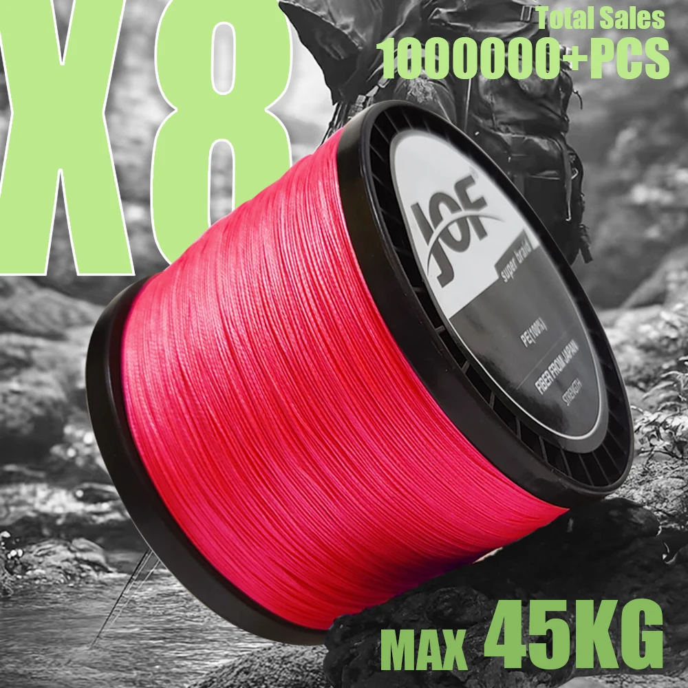 Línea Trenzada JOF 8X 100LB – Multifilamento PE para Pesca Marítima - imagen 5