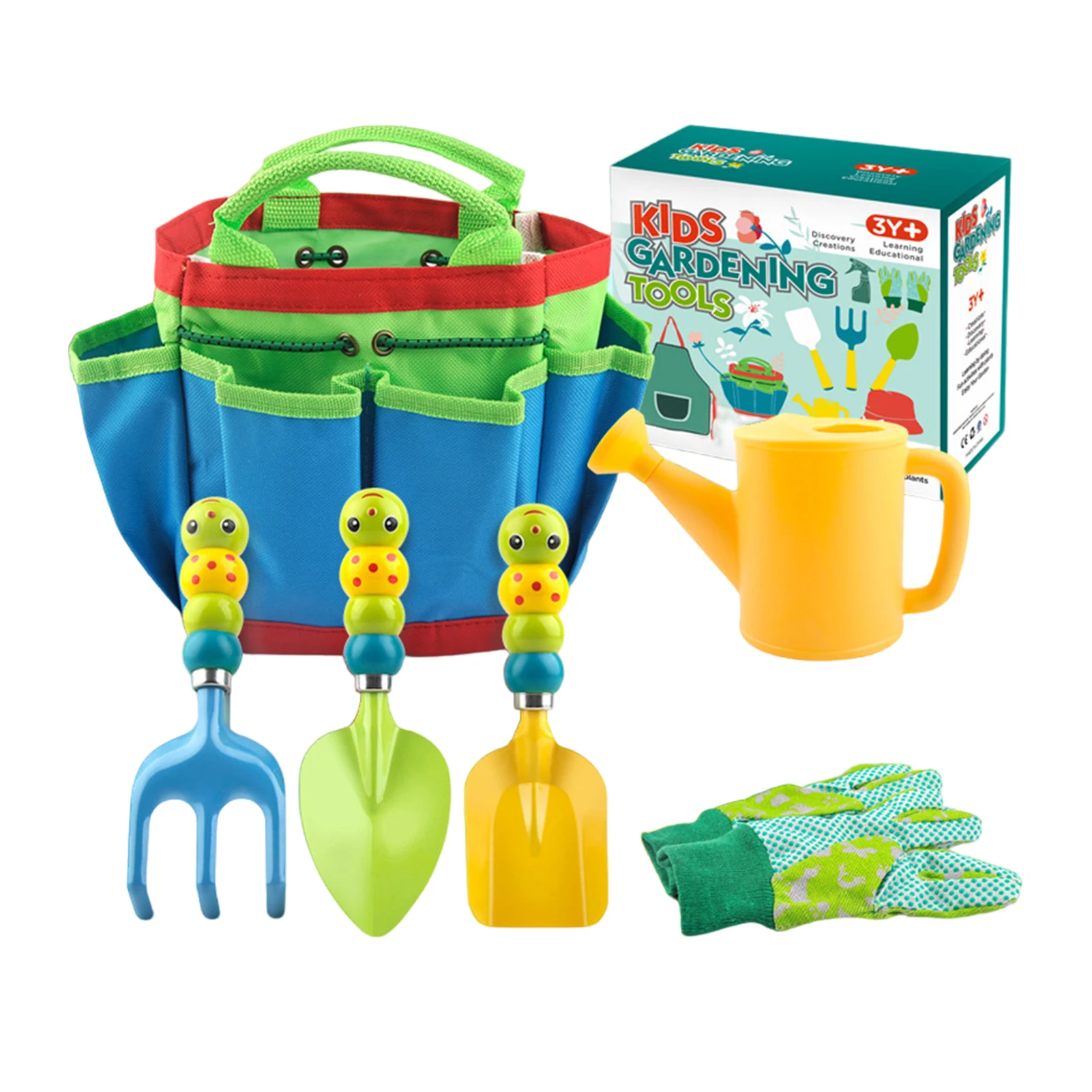 

ABS Garden Tool Set For Kids Realistic And Easy To Assemble Realistic Tools Kids Gardening Tool Set of 6