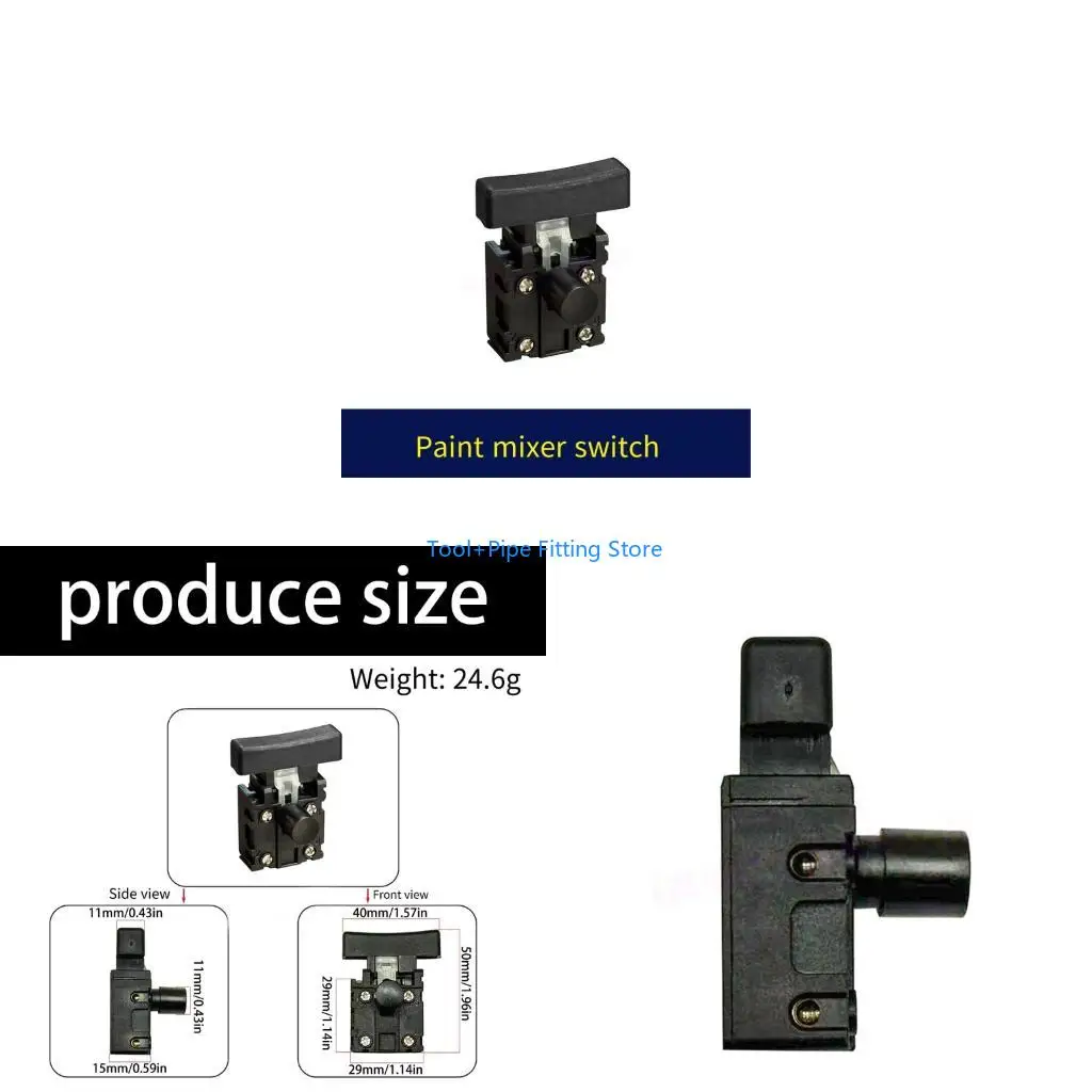 F92B 2Pcs Electric Planer Power Switcher Replacement Plastic Ergonomic Easy Installation Woodworking Equipment Accessories