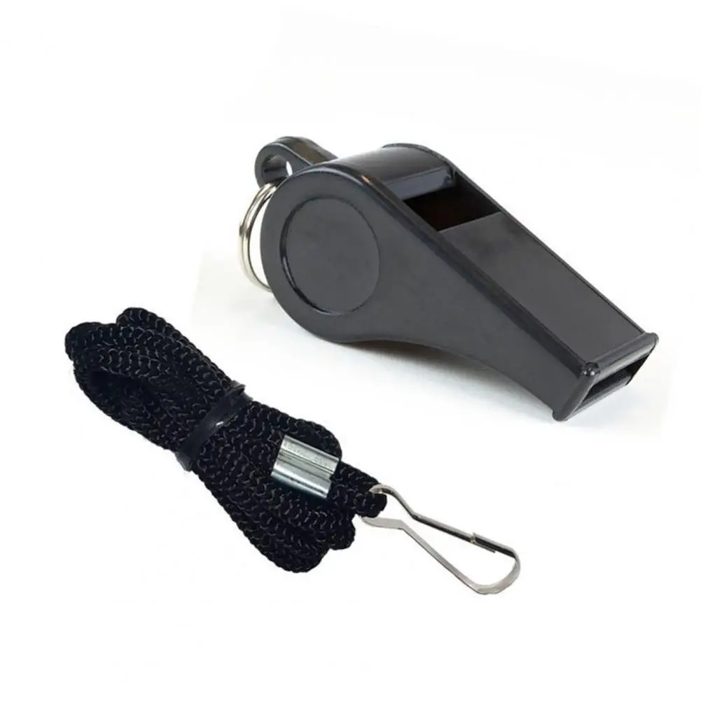 Referee Whistle Black Color Children Sports Whistle Cheerleading Tools Portable Accessory Survival Whistle Sports Good